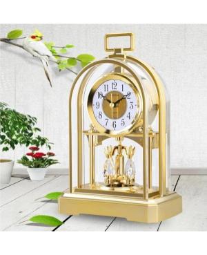 RHYTHM 4SG744WR18 настольные кварцевые часы Пластик Золотого цвета изображение 1