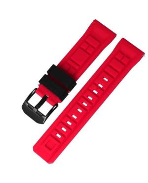 Vostok-Europe Systema Periodicum Watch Strap VE-PERIOD-SL.05.24.B Silicone Red Silikonas Raudona 24 mm