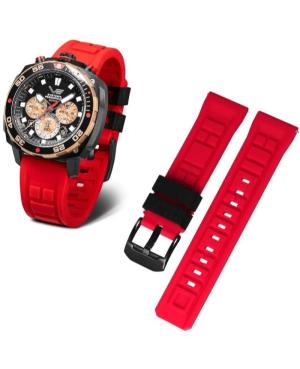 VOSTOK EUROPE VE-PERIOD-SL.05.24.B Силикон Красный 24 мм изображение 1