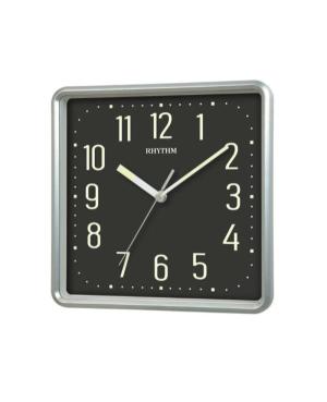 RHYTHM CMG598NR19 Настенные кварцевые часы Многоцветный Пластик Серебреного цвета