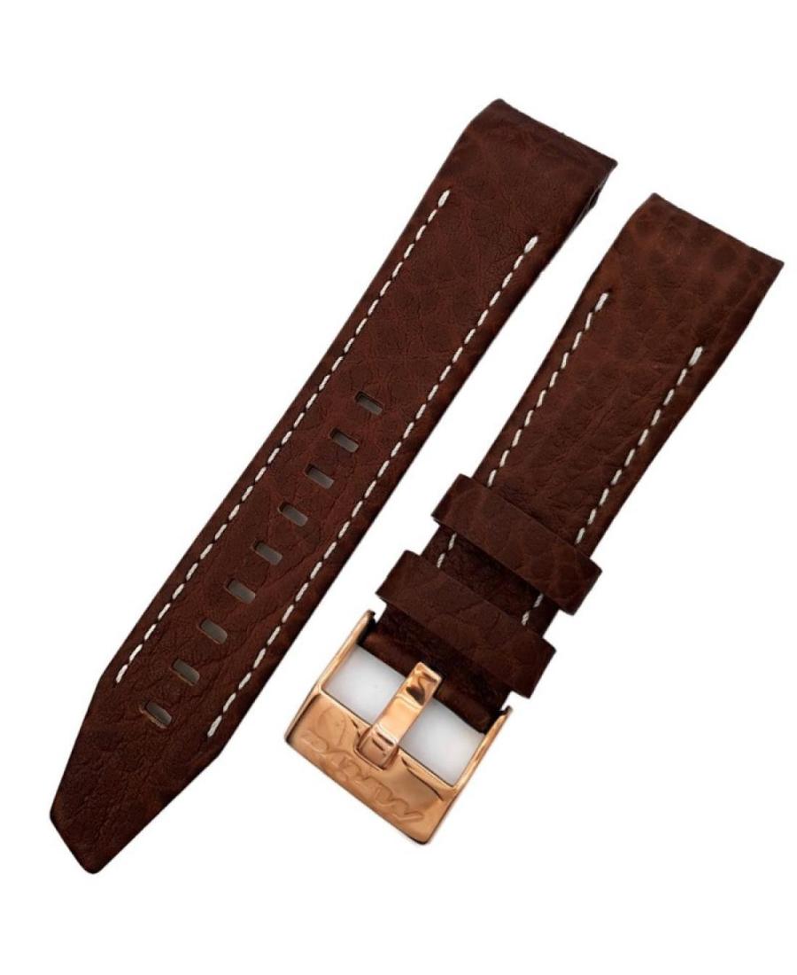 Vostok Europe Watch Strap VE-MRIYA-02(IN).24.RG Brown Ruda 24 mm