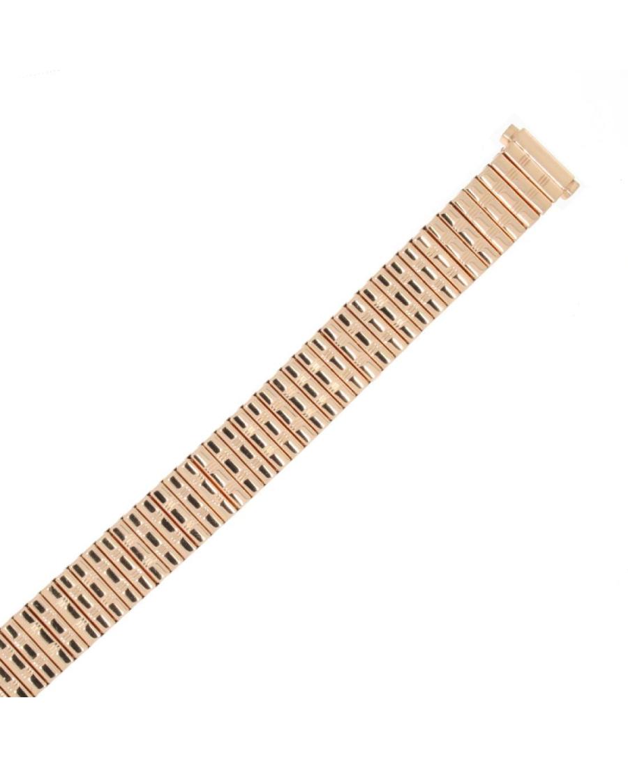 Expanding Watch Strap M-RoseGold-090-LADY Metal