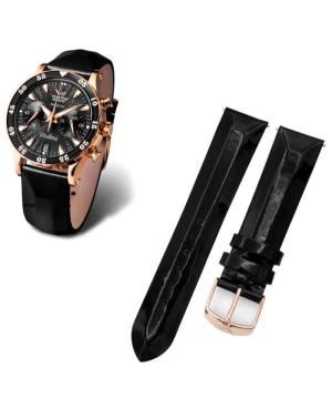 VOSTOK EUROPE VE-UNDINE-01(LAK).20.RG Чёрный 20 мм изображение 2