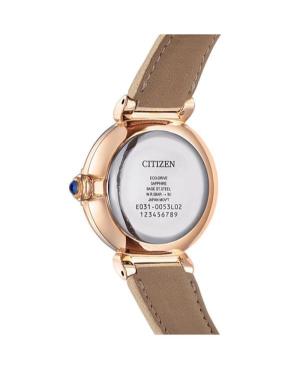Women Klassisch Japan Eco-Drive Analog Watch CITIZEN EM1073-18D Mother of Pearl Dial 30mm image 7