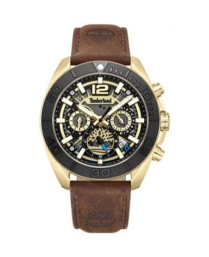 Men Quartz Analog Watch TIMBERLAND TDWGF0041702 Schwarz Dial 44mm