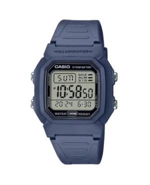 Men Sports Functional Japan Quartz Digital Watch Alarm CASIO W-800H-2AVES Schwarz Dial 37mm