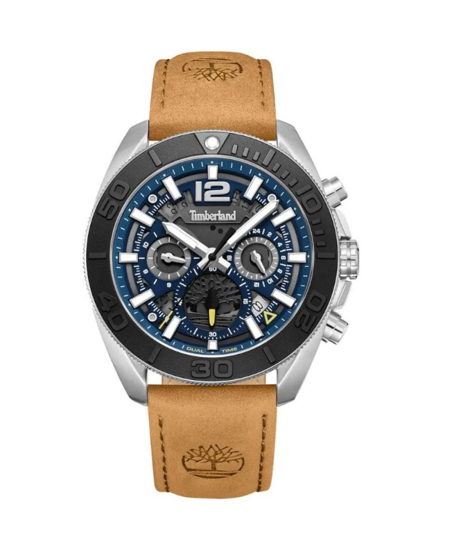 Men Klasické Quartz Analog Watch TIMBERLAND TDWGF0041701 Černá Dial 44mm