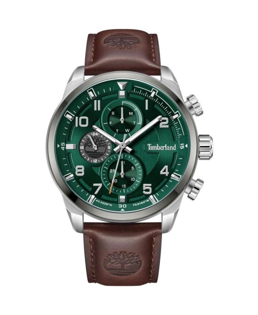 Мужские Fashion Классические Кварцевые Аналоговый Часы TIMBERLAND TDWGF2201101 Зелёный Циферблат 46mm