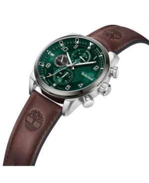 Men Fashion Klasické Quartz Analog Watch TIMBERLAND TDWGF2201101 Zelená Dial 46mm image 7