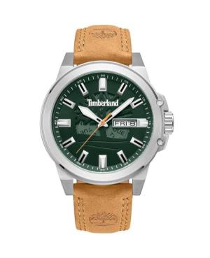 Men Klassisch Quartz Analog Watch TIMBERLAND TDWGB0040802 Grün Dial 46mm