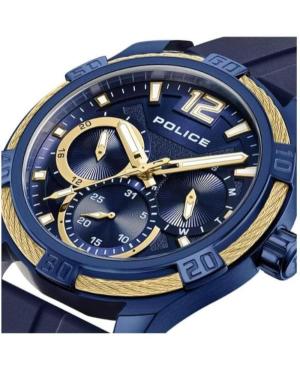 Men Fashion Quartz Analog Watch POLICE PEWJQ0005303 Blau Dial 44mm image 5