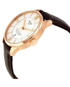 Men Classic Luxury Swiss Automatic Analog Watch TISSOT T099.408.36.038.00 Silver Dial 42mm