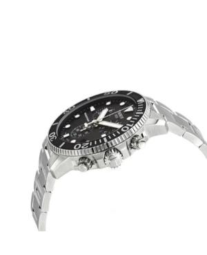 Men Klassisch Sports Diver Swiss Quartz Analog Watch Chronograph TISSOT T120.417.11.051.00 Schwarz Dial 45mm