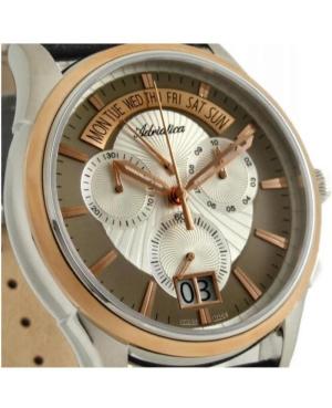 Mężczyźni Classic Analog klasyczny Szwajcar kwarcowy Zegarek Chronograf ADRIATICA Biały Wybierz 45mm A1193.R213CH image 4