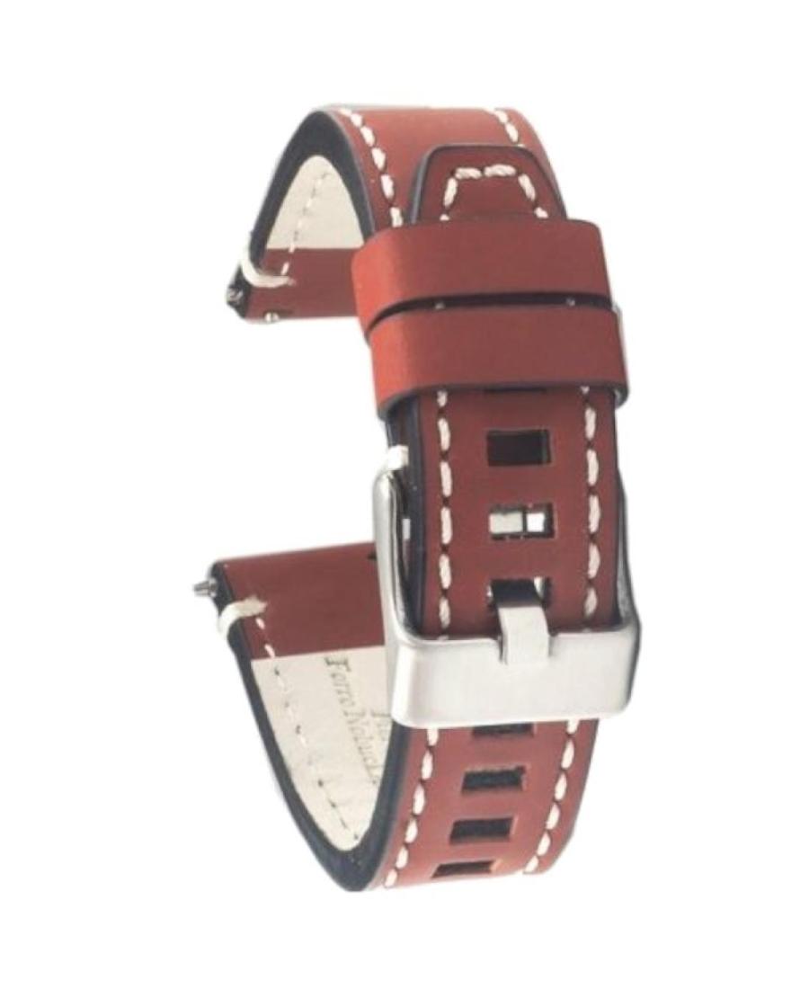Watch Strap Diloy 414.08.20 Brown Ruda 20 mm