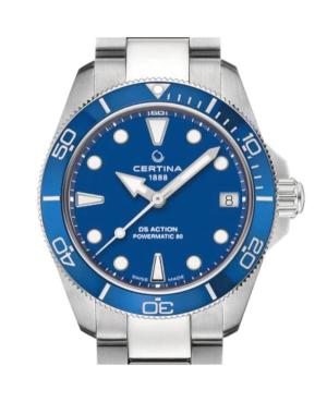 Women Klassisch Diver Luxury Swiss Automatic Analog Watch CERTINA C032.007.11.041.00 Blau Dial 34.5mm