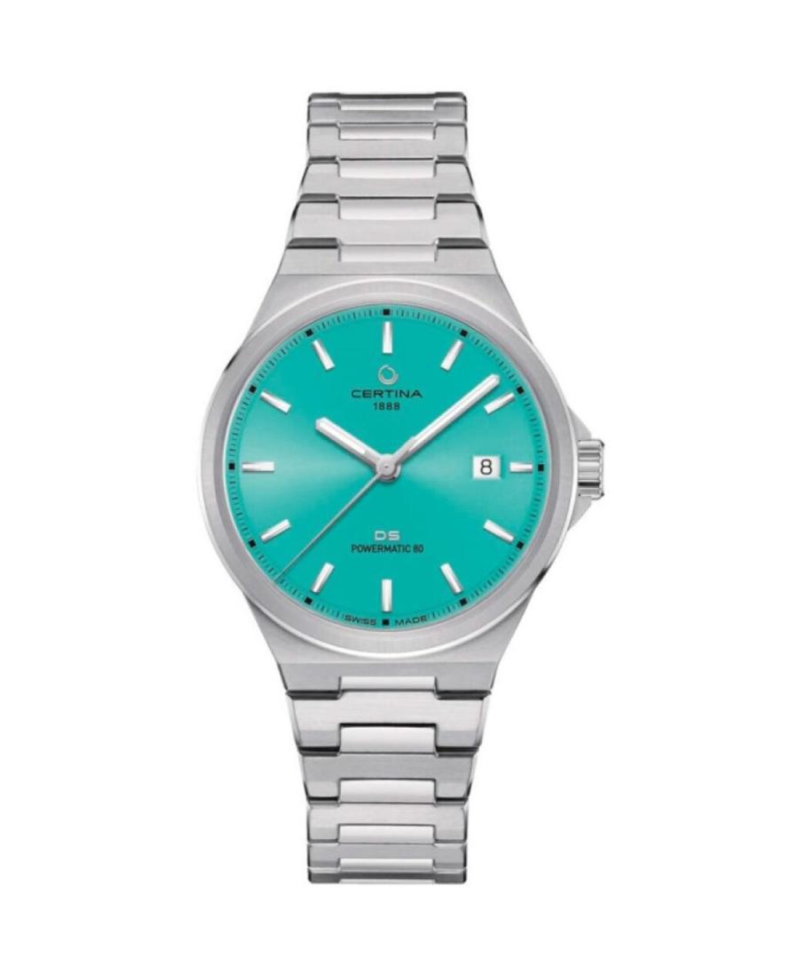 Men Klasické Luxury Swiss Automatic Analog Watch CERTINA C043.407.11.351.00 Modrá Dial
