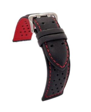 Watch Strap Diloy 380.53.18 Black Černá 18 mm