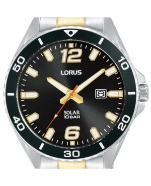 Vyriškas Klasikinis Japoniškas Elektroninis, Solar Rodyklinis Watch LORUS RX363AX-9 Juodas Dial 43mm image 2