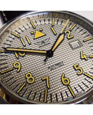 Men Classic Luxury Swiss Automatic Analog Watch AVIATOR V.3.39.0.336.4 Silver Dial 42.8mm image 1