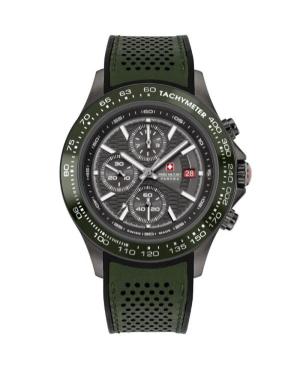 Mężczyźni sportowy Szwajcar kwarcowy analogowe Zegarek Chronograf SWISS MILITARY HANOWA SMWGO0003441 Kolor srebrny Wybierz 43mm