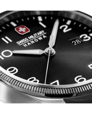 Men Klassisch Swiss Quartz Analog Watch SWISS MILITARY HANOWA SMWGB0000804 Schwarz Dial 43mm image 5