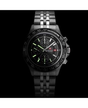 Men Sports Swiss Quartz Analog Watch Chronograph SWISS MILITARY HANOWA SMWGI0003402 Schwarz Dial 43mm image 4