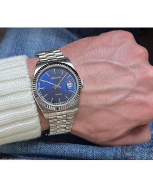Vyriškas Classic Analog Klasikinis Swiss Kvarcinis Watch ADRIATICA Mėlyna Dial A1090.5115Q image 3