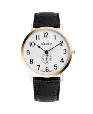 Vyriškas Classic Analog Klasikinis Swiss Kvarcinis Watch ADRIATICA Balta Dial 41mm A1113.2223Q