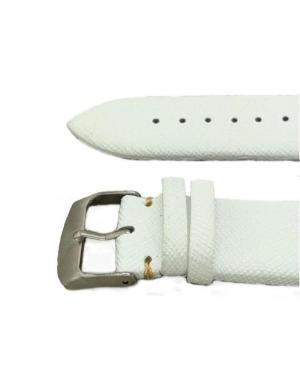 Watch Strap Diloy 411.22.20 White Weiß 20 mm image 3