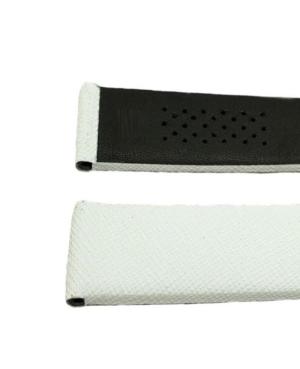 Watch Strap Diloy 411.22.22 White Weiß 22 mm image 2