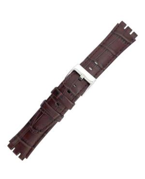 Diloy 328.02.23 Watch strap - bracelet, suitable for Swatch watch Brown 23 mm 19 mm Ruda 18 mm, 20 mm, 22 mm image 3