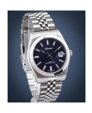 Men Classic Analog Klasické Swiss Quartz Watch ADRIATICA Modrá Dial A1299.5115Q image 12