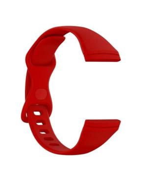Julman Versa 3,4 SL L watch strap Red Silicone Rot 23,5 mm