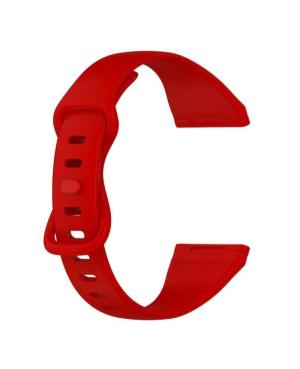 Julman Versa 3,4 SL L watch strap Red Silicone Rot 23,5 mm image 2