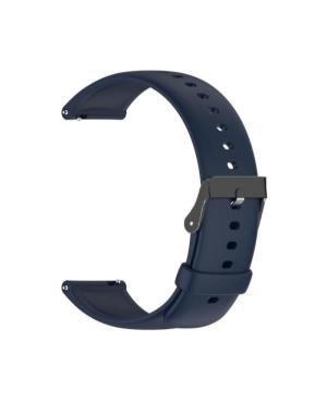 Julman QR.SL.05.22.Navy watch strap Blue Silicone Blau 22 mm