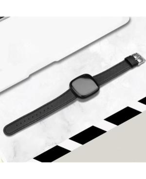 JULMAN Fitbit Versa 3/4 Lth.01 Sense Силікон Чорний 23,5 мм image 2