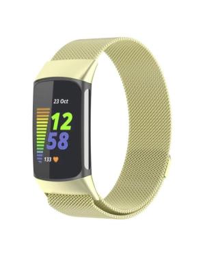 JULMAN Fitbit Charge 5/6 BR Shamp Mag Металл 23 мм