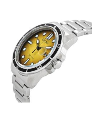 Men Klassisch Sports Japan Eco-Drive Analog Watch CITIZEN AW1816-89X Gold color Dial 42mm image 4