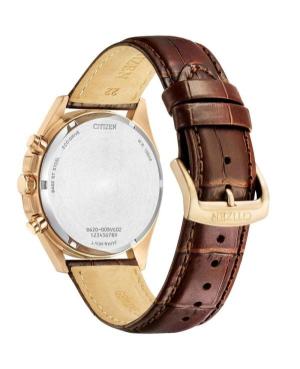 Vyriškas Sportinis Klasikinis Japoniškas Elektroninis, Solar Rodyklinis Watch Chronograph CITIZEN CA4593-15A Balta Dial 41mm image 4