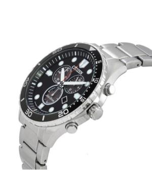 Men Sports Japan Eco-Drive Analog Watch Chronograph CITIZEN AT2568-82E Schwarz Dial 41.5mm image 2