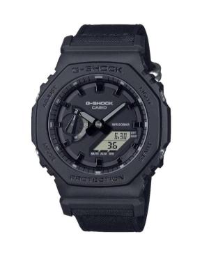 Men Sports Functional Diver Japan Quartz Digital Watch Timer CASIO GA-2100BCE-1AER G-Shock Black Dial 45mm