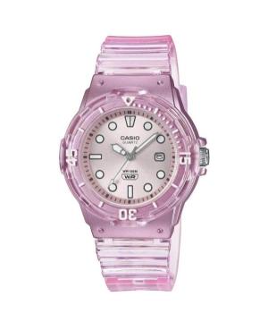 Women Sports Fashion Japan Quartz Analog Watch CASIO LRW-200HS-4EVEF Pink Dial 34mm