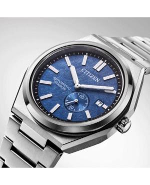 Vyriškas Klasikinis Japoniškas Kvarcinis - elektroninis, Solar Rodyklinis Watch CITIZEN NJ0180-80L Mėlyna Dial 40.5mm image 3