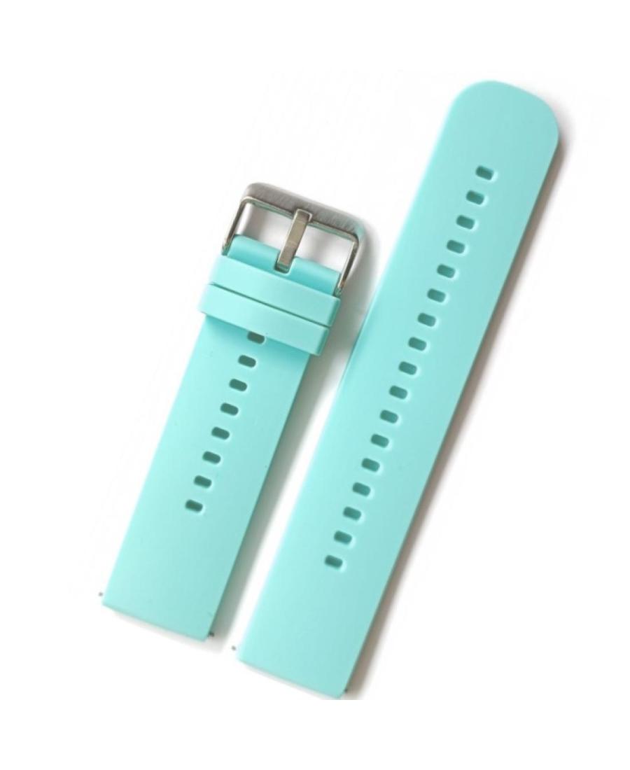 Watch Strap Jordan Kerr JK.SL.HQ.26.20.W Green Silicone Grün 20 mm