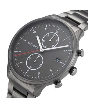 Mężczyźni klasyczny kwarcowy analogowe Zegarek Chronograf PAUL HEWITT PH004015 Kolor srebrny Wybierz 42mm