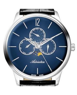 Vyriškas Classic Analog Klasikinis Swiss Kvarcinis Watch ADRIATICA Mėlyna Dial 44mm A8269.5255QF image 2
