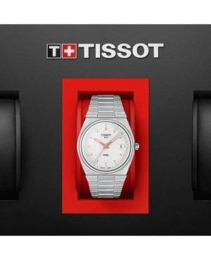 Men Klasické Swiss Quartz Analog Watch TISSOT T137.410.11.031.00 Silver Dial 40mm