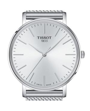 Чоловічий Класичний Швейцарський Наручний Годинник TISSOT T143.410.11.011.00 image 4