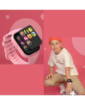 Children's Watches Garett Kids Rel 4G Pink Fashion Sports Functional Smart watch GARETT Quartz Black Dial image 5